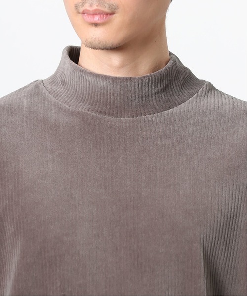 JOURNAL STANDARD（ジャーナルスタンダード）の「コールジャージーハイネックスウェット（スウェット・メンズ・ブラック/アイボリー/シャーベット/ベージュ・MEDIUM/LARGE）」の9枚目の写真