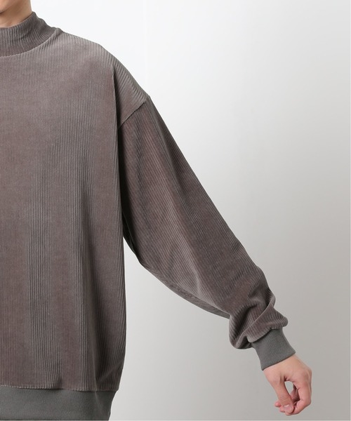 JOURNAL STANDARD（ジャーナルスタンダード）の「コールジャージーハイネックスウェット（スウェット・メンズ・ブラック/アイボリー/シャーベット/ベージュ・MEDIUM/LARGE）」の11枚目の写真