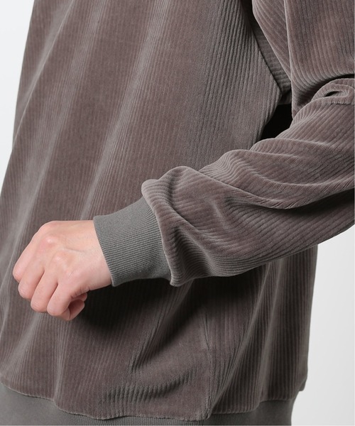 JOURNAL STANDARD（ジャーナルスタンダード）の「コールジャージーハイネックスウェット（スウェット・メンズ・ブラック/アイボリー/シャーベット/ベージュ・MEDIUM/LARGE）」の12枚目の写真