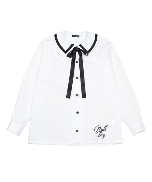 MILKBOY(ミルクボーイ)の「RIBBON TIE SHIRTS(シャツ/ブラウス・レディース・A/B/C・FREE)」の4枚目の写真