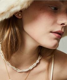 VINTAGE HOLLYWOOD | 【VINTAGE HOLLYWOOD】CLASSY BRAID PEARL NECKLACE / ヴィンテージハリウッド クラッシー ブレイド パール ネックレス(ネックレス)