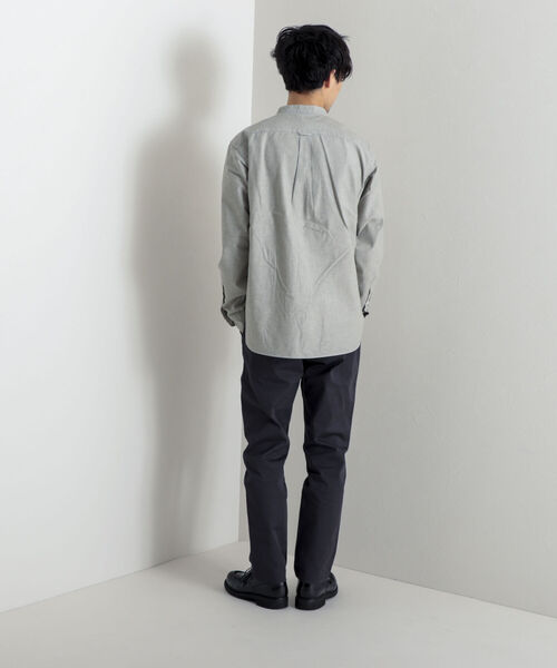 GLOSTER（グロスター）の「【GLOSTER/グロスター】ハーフプラケット バンドカラーシャツ（シャツ/ブラウス・メンズ・オフホワイト/ベージュ系その他/オリーブ/ブルー系その他・MEDIUM/LARGE）」の10枚目の写真