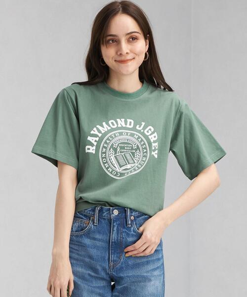 Goodwear(Since1983)（グッドウェア）の「【別注】＜ Goodwear (グッドウェア)＞ ショートスリーブ ロゴ Tシャツ（Tシャツ/カットソー・レディース・オフホワイト/ブラック/オレンジ/ケリー・FREE）」の3枚目の写真