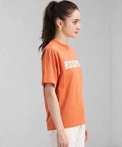 Goodwear(Since1983)（グッドウェア）の「【別注】＜ Goodwear (グッドウェア)＞ ショートスリーブ ロゴ Tシャツ（Tシャツ/カットソー・レディース・オフホワイト/ブラック/オレンジ/ケリー・FREE）」の6枚目の写真