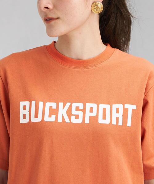 Goodwear(Since1983)（グッドウェア）の「【別注】＜ Goodwear (グッドウェア)＞ ショートスリーブ ロゴ Tシャツ（Tシャツ/カットソー・レディース・オフホワイト/ブラック/オレンジ/ケリー・FREE）」の8枚目の写真