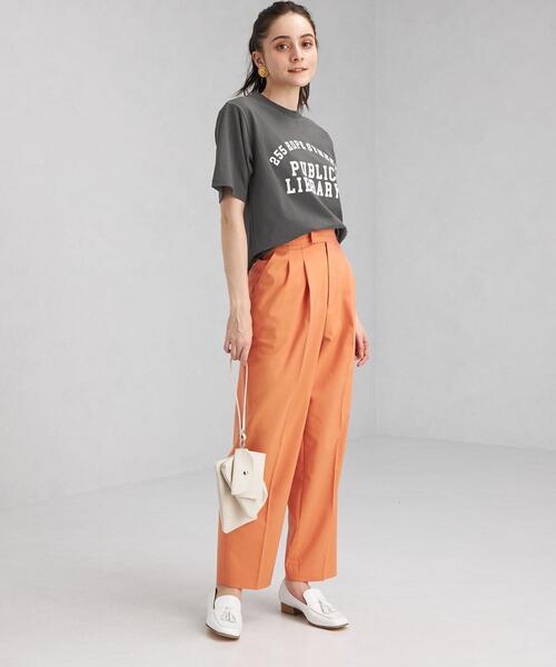 Goodwear(Since1983)（グッドウェア）の「【別注】＜ Goodwear (グッドウェア)＞ ショートスリーブ ロゴ Tシャツ（Tシャツ/カットソー・レディース・オフホワイト/ブラック/オレンジ/ケリー・FREE）」の10枚目の写真
