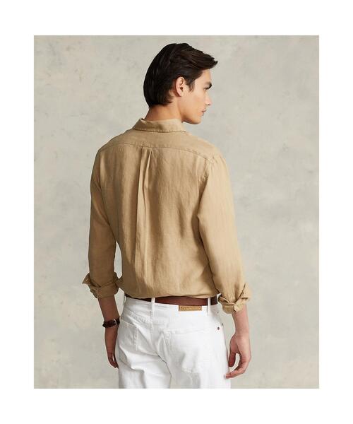 POLO RALPH LAUREN(ポロ ラルフ ローレン)の「クラシック フィット リネン シャツ(シャツ/ブラウス・メンズ・ブラウン系3・XL/M/L/XS/XXL/S)」の4枚目の写真