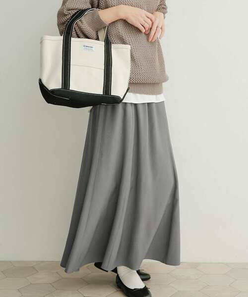 URBAN RESEARCH DOORS(アーバンリサーチドアーズ)の「フィブリルスカート(スカート・レディース・チャコールグレー/ライトグレー・1/0)」の1枚目の写真