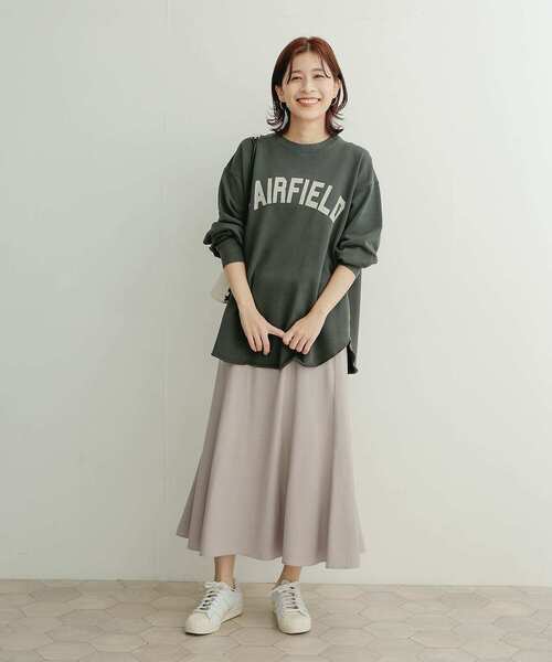 URBAN RESEARCH DOORS(アーバンリサーチドアーズ)の「フィブリルスカート(スカート・レディース・チャコールグレー/ライトグレー・1/0)」の13枚目の写真