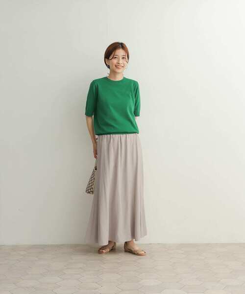 URBAN RESEARCH DOORS(アーバンリサーチドアーズ)の「フィブリルスカート(スカート・レディース・チャコールグレー/ライトグレー・1/0)」の21枚目の写真