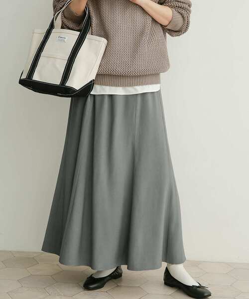 URBAN RESEARCH DOORS(アーバンリサーチドアーズ)の「フィブリルスカート(スカート・レディース・チャコールグレー/ライトグレー・1/0)」の22枚目の写真