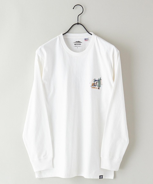 OUTDOOR PRODUCTS APPAREL(アウトドアプロダクツアパレル)の「USAコットン CAMPモチーフロンT バックプリント(Tシャツ/カットソー・メンズ・ブルー系その他/ホワイト/ブラック/ベージュ/カーキ/ホワイト系その他・MEDIUM/LARGE/X-LARGE/SMALL)」の9枚目の写真