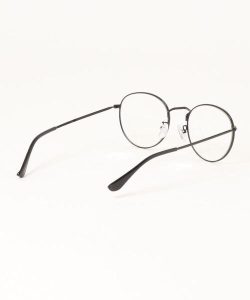 Me%（ミィパーセント）の「メタルカラーフレームメガネ2（メガネ・レディース・ダークブラウン/ブラック系その他・FREE）」の4枚目の写真