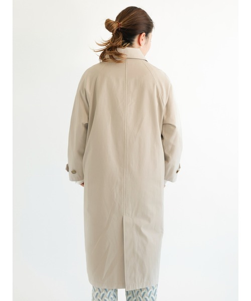 Lugnoncure（ルノンキュール）の「撥水加工ステンカラーコート（ステンカラーコート・レディース・ベージュ/キャメル/ネイビー・ﾌﾘ-）」の5枚目の写真
