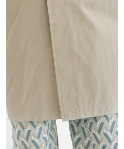 Lugnoncure（ルノンキュール）の「撥水加工ステンカラーコート（ステンカラーコート・レディース・ベージュ/キャメル/ネイビー・ﾌﾘ-）」の10枚目の写真