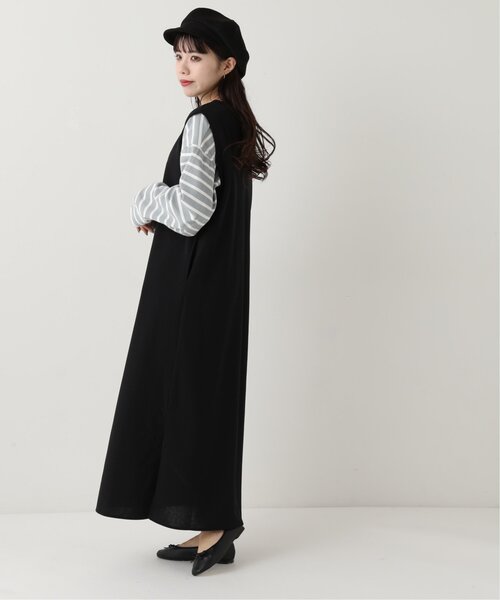 RAY CASSIN（レイカズン）の「ＮＫＴ　スウェードキャスケット（キャスケット・レディース・ブラック/キナリ・FREE）」の3枚目の写真