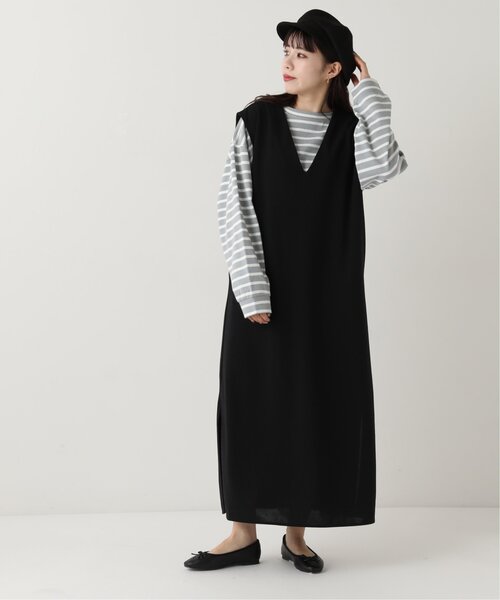 RAY CASSIN（レイカズン）の「ＮＫＴ　スウェードキャスケット（キャスケット・レディース・ブラック/キナリ・FREE）」の4枚目の写真