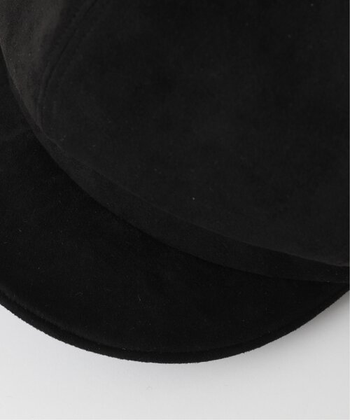 RAY CASSIN（レイカズン）の「ＮＫＴ　スウェードキャスケット（キャスケット・レディース・ブラック/キナリ・FREE）」の5枚目の写真