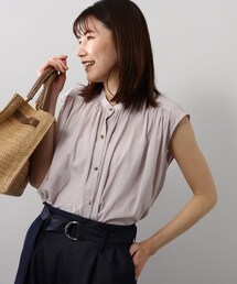 SOUP | とろみギャザーノースリーブブラウス(シャツ/ブラウス)