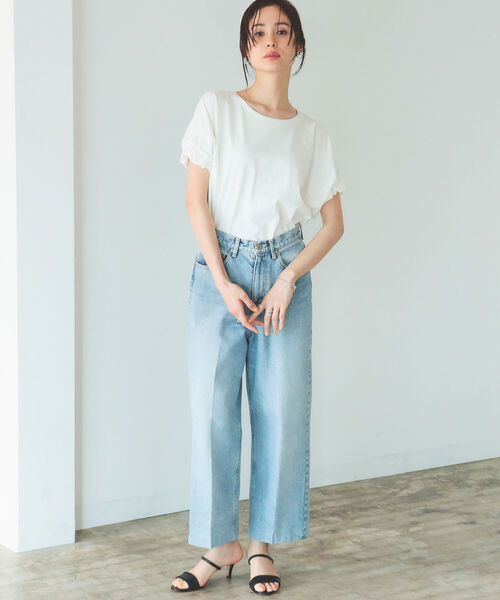 B:MING by BEAMS(ビーミングバイビームス)の「B:MING by BEAMS / 袖ピンチ プルオーバー 22SS(Tシャツ/カットソー・レディース・レッド系その他/ブラック/ラベンダー/オフホワイト・ONE SIZE)」の9枚目の写真