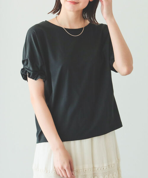 B:MING by BEAMS(ビーミングバイビームス)の「B:MING by BEAMS / 袖ピンチ プルオーバー 22SS(Tシャツ/カットソー・レディース・レッド系その他/ブラック/ラベンダー/オフホワイト・ONE SIZE)」の14枚目の写真