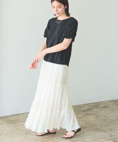 B:MING by BEAMS(ビーミングバイビームス)の「B:MING by BEAMS / 袖ピンチ プルオーバー 22SS(Tシャツ/カットソー・レディース・レッド系その他/ブラック/ラベンダー/オフホワイト・ONE SIZE)」の15枚目の写真
