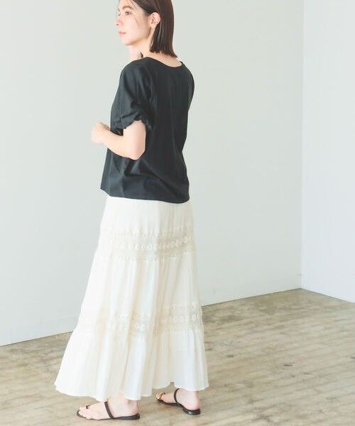 B:MING by BEAMS(ビーミングバイビームス)の「B:MING by BEAMS / 袖ピンチ プルオーバー 22SS(Tシャツ/カットソー・レディース・レッド系その他/ブラック/ラベンダー/オフホワイト・ONE SIZE)」の16枚目の写真