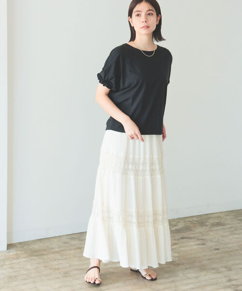 B:MING by BEAMS(ビーミングバイビームス)の「B:MING by BEAMS / 袖ピンチ プルオーバー 22SS(Tシャツ/カットソー・レディース・レッド系その他/ブラック/ラベンダー/オフホワイト・ONE SIZE)」の17枚目の写真
