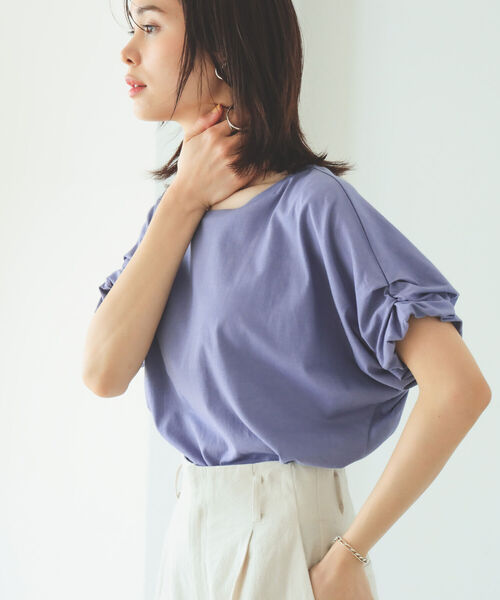 B:MING by BEAMS(ビーミングバイビームス)の「B:MING by BEAMS / 袖ピンチ プルオーバー 22SS(Tシャツ/カットソー・レディース・レッド系その他/ブラック/ラベンダー/オフホワイト・ONE SIZE)」の20枚目の写真