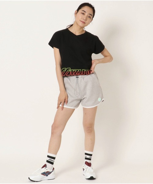 MIZUNO SPORTS STYLE(ミズノスポーツスタイル)の「【Rikako Ikee Collection】Short Pants(その他パンツ・レディース・ブラック/杢グレー/インディゴブルー・S/L/M)」の6枚目の写真