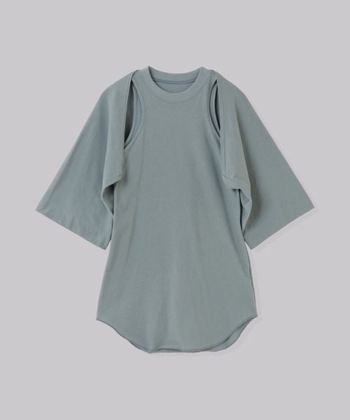 tシャツ THINGS THAT MATTER LAYERED CUT AND SEW TOPS レディース THINGS THAT MATTER（シングス ザット マター）の「THINGS THAT