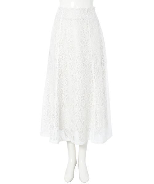 fifth（フィフス）の「バックファスナーレースマーメイドスカート（スカート・レディース・ホワイト/ブラック・M）」の20枚目の写真