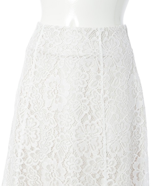 fifth（フィフス）の「バックファスナーレースマーメイドスカート（スカート・レディース・ホワイト/ブラック・M）」の15枚目の写真