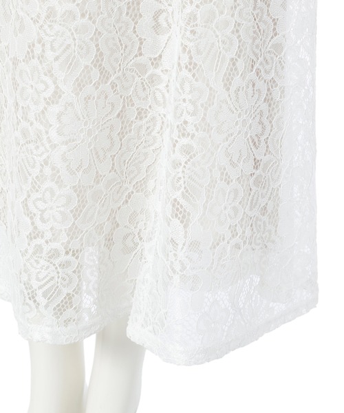 fifth（フィフス）の「バックファスナーレースマーメイドスカート（スカート・レディース・ホワイト/ブラック・M）」の12枚目の写真