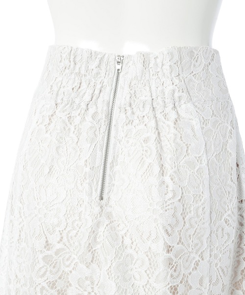 fifth（フィフス）の「バックファスナーレースマーメイドスカート（スカート・レディース・ホワイト/ブラック・M）」の18枚目の写真