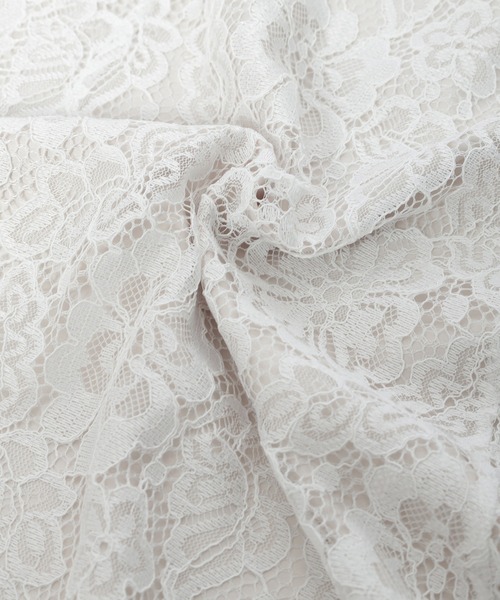 fifth（フィフス）の「バックファスナーレースマーメイドスカート（スカート・レディース・ホワイト/ブラック・M）」の9枚目の写真