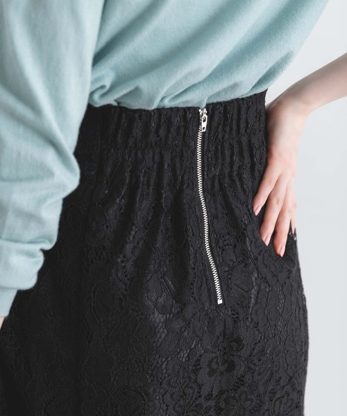 fifth（フィフス）の「バックファスナーレースマーメイドスカート（スカート・レディース・ホワイト/ブラック・M）」の16枚目の写真
