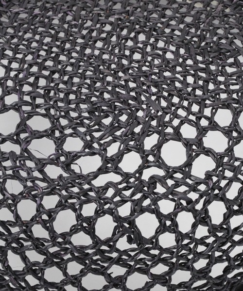 BAYFLOW（ベイフロー）の「スカシアミバケットハット（ハット・レディース・ブラック/ブラウン/ナチュラル・FREE）」の13枚目の写真