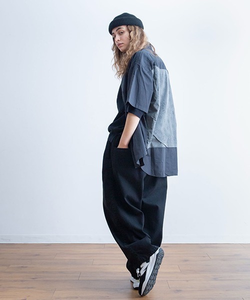 Universal Style Wear(ユニバーサルスタイルウェア)の「Universal Style Wear デニム バズーカ パンツ(デニムパンツ・メンズ・ブラック/ライトインディゴブルー/インディゴブルー/スミクロ・X-LARGE/MEDIUM/LARGE)」の6枚目の写真