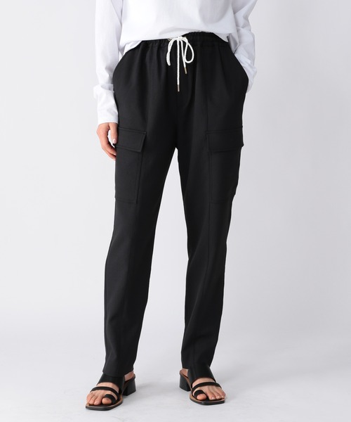 BARNYARDSTORM（バンヤードストーム）の「BARNYARDSTORM / リラックスカーゴパンツ（カーゴパンツ・レディース・ブラック/カーキ・1/2/0/00）」の2枚目の写真