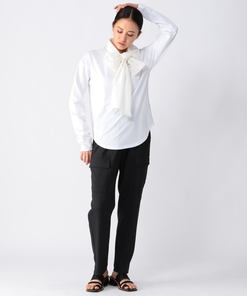 BARNYARDSTORM（バンヤードストーム）の「BARNYARDSTORM / リラックスカーゴパンツ（カーゴパンツ・レディース・ブラック/カーキ・1/2/0/00）」の3枚目の写真