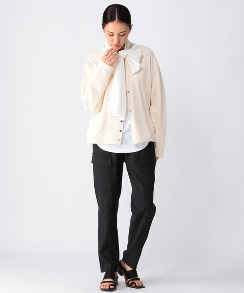 BARNYARDSTORM（バンヤードストーム）の「BARNYARDSTORM / リラックスカーゴパンツ（カーゴパンツ・レディース・ブラック/カーキ・1/2/0/00）」の18枚目の写真