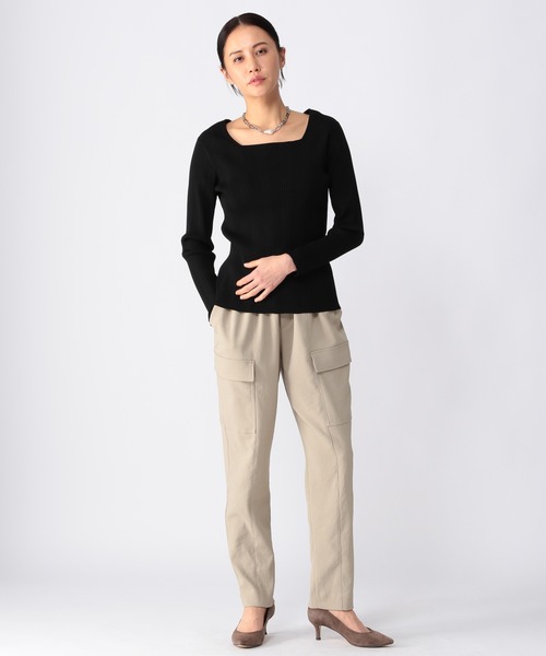 BARNYARDSTORM（バンヤードストーム）の「BARNYARDSTORM / リラックスカーゴパンツ（カーゴパンツ・レディース・ブラック/カーキ・1/2/0/00）」の11枚目の写真