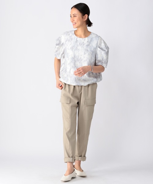 BARNYARDSTORM（バンヤードストーム）の「BARNYARDSTORM / リラックスカーゴパンツ（カーゴパンツ・レディース・ブラック/カーキ・1/2/0/00）」の9枚目の写真