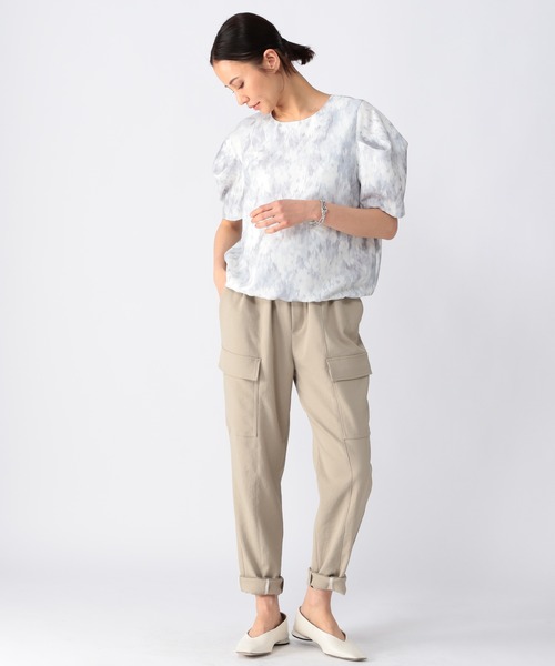 BARNYARDSTORM（バンヤードストーム）の「BARNYARDSTORM / リラックスカーゴパンツ（カーゴパンツ・レディース・ブラック/カーキ・1/2/0/00）」の16枚目の写真