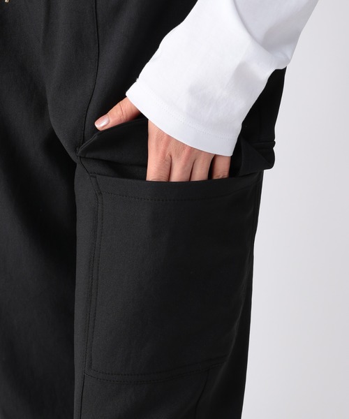 BARNYARDSTORM（バンヤードストーム）の「BARNYARDSTORM / リラックスカーゴパンツ（カーゴパンツ・レディース・ブラック/カーキ・1/2/0/00）」の5枚目の写真