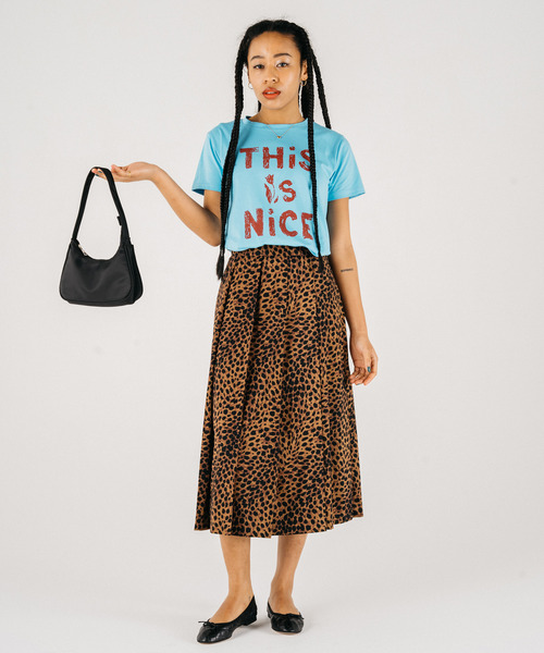 GIMME GIMME（ギミーギミー）の「【GIMME GIMME】Tulips T-shirt gimw22s008（Tシャツ/カットソー・レディース・ブルー・FREE）」の8枚目の写真