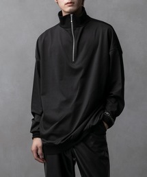 【Adoon plain】ハーフジッププルオーバー