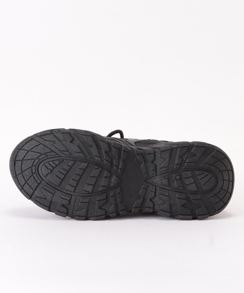 Lace Ladies（レースレディース）の「異素材ボリュームレースアップスニーカー（スニーカー・レディース・ホワイト/ブラック・25/23.5/24.5/23/22.5/24）」の3枚目の写真