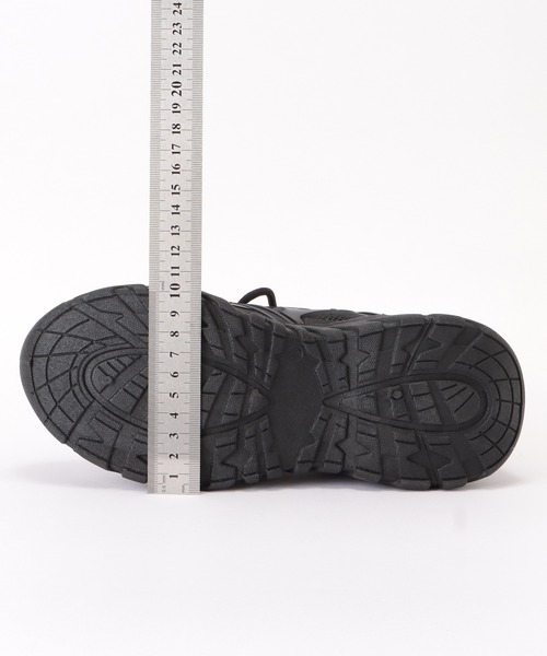 Lace Ladies（レースレディース）の「異素材ボリュームレースアップスニーカー（スニーカー・レディース・ホワイト/ブラック・25/23.5/24.5/23/22.5/24）」の20枚目の写真